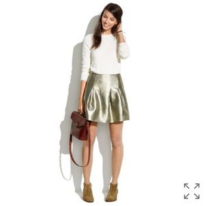 Madewell shimmer skirt